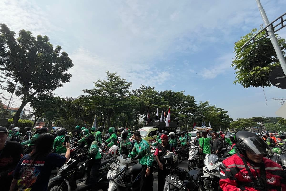 Ribuan Pengemudi Ojek Daring Akan Gelar Demonstrasi, Ruas Jalan Sidoarjo dan Surabaya Berpotensi Macet Parah